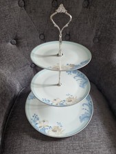 A fine Laura Ashley Home rose hill 3 tier cake stand in box