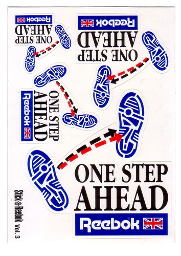 Reebok sportshoes stickers - reebok,