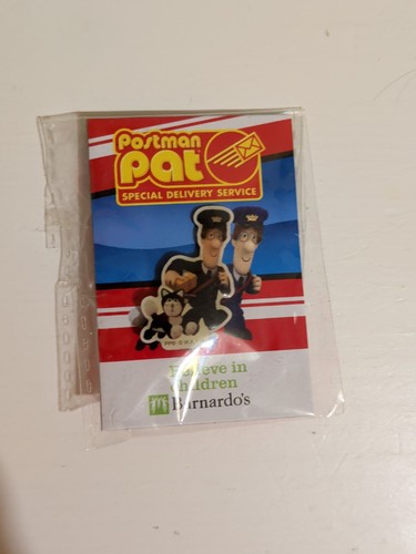 Postman pat pin badge - postman,