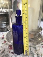 COBALT BLUE ADMIRALTY POISON BOTTLE.
