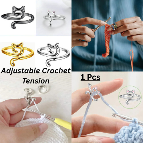 1pc crochet tension ring hook - tension,
