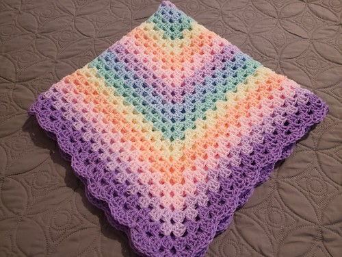 Rainbow hand crochet - rainbow,