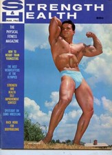 Strength & Health Bodybuilding Fitness Magazine Mar 1965 John Decola Tommy Kono