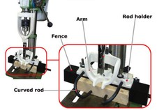 INTBUYING Mortising Kit Woodworking Bench Drill Tenoning Machine with Chisels