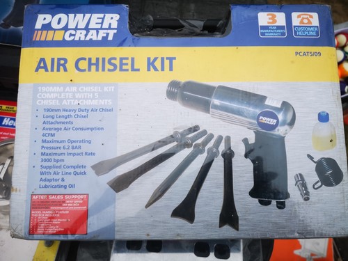 Powercraft air chisel kit - powercraft,