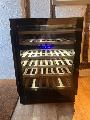 Black dual zone wine - black, cooler