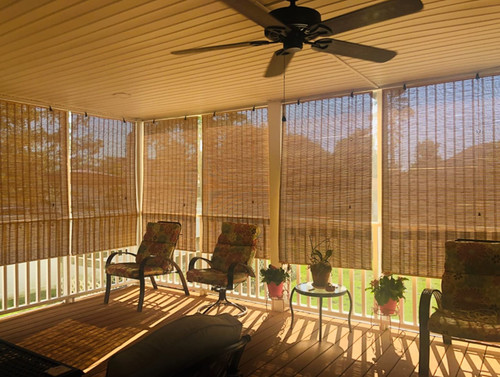 New bamboo roller blind - roller,