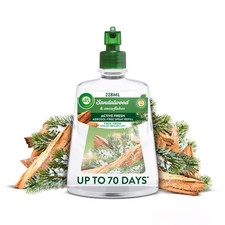 Air Wick Aerosol-Free Automatic Freshener Frosted Sandalwood & Snowflakes 228ml