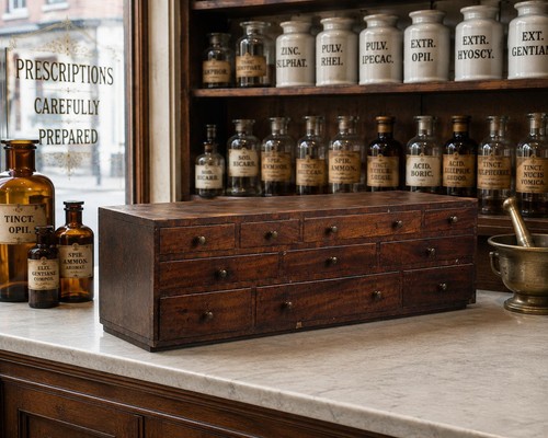 Rare georgian apothecary - a,
