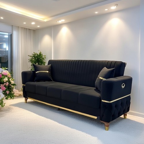 Black gold guggi - black,