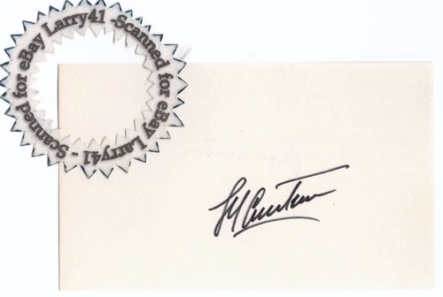 Autographed jacques cousteau - autographed,