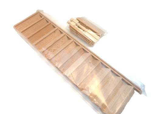 Dolls house stair kit with - house,