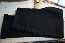 Women's black stretch soft canvas jeans trousers size 12 Boot cut flare BNWOT