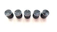 Pack of 20 rotary controller / mixer knobs - Metal Attach to std plum rotary
