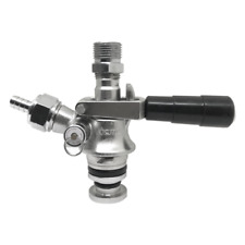 U-Style Keg Coupler | Guinness Keg Beer Tap | Stainless Steel | PRV | Gas Barb I