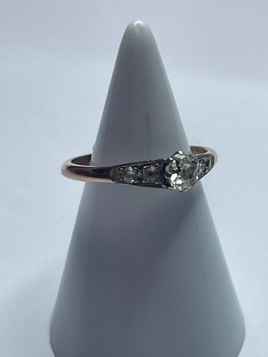 9ct gold platinum - 9ct, diamond