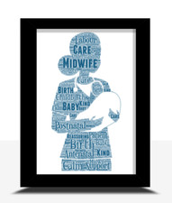 Personalised Midwife Nurse, Midwife Gradation Gift, Midwifery Retirement Gift