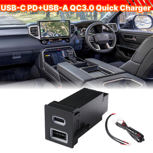 Center console dual usb - center,