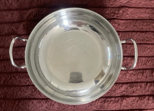 Stainless steel balti dish - stainless,