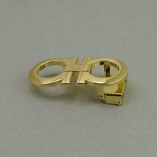 Salvatore Ferragamo Classic Alloy Belt Buckle for 34-35mm leather strap-Gold