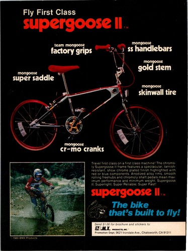 1980 mongoose supergoose 2 - •,