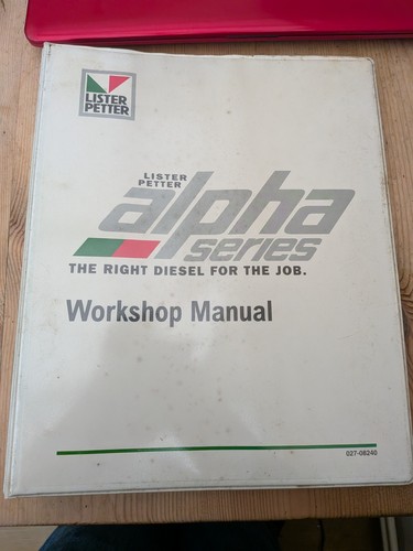 Vintage lister petter - lister, alpha