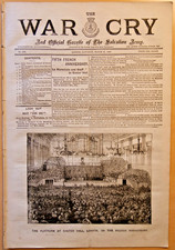 Salvation Army Original Edition War Cry 27 March 1886.