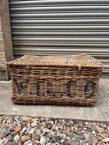 Large vintage wicker - vintage, laundry