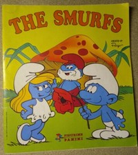 PANINI STICKER ALBUM: THE SMURFS 1982 - Incomplete
