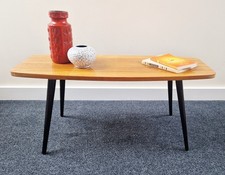 Vintage 1960s Wood Top Coffee