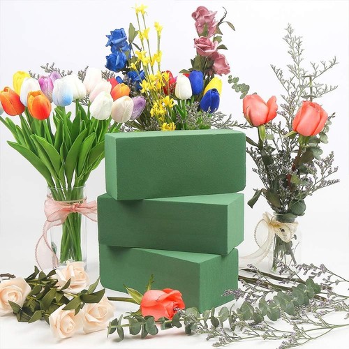 Green floral foam block diy - floral,