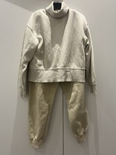 Zara Beige Light Grey Cotton