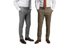 Men’s Glen Check Trousers