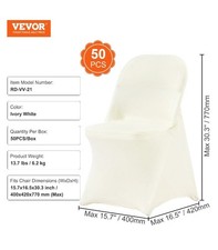 VEVOR 50PCS White Stretch