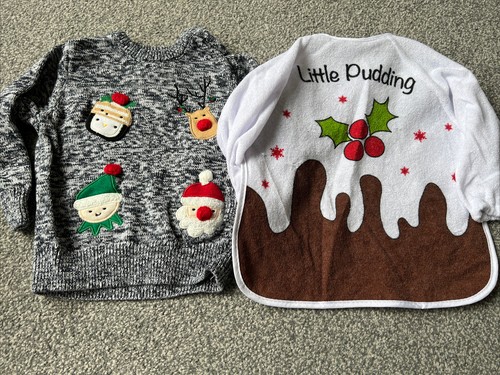 Mothercare grey boys christmas - grey,