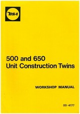 BSA Motorcycle Motorbike 650 &