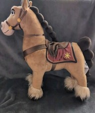 Disney Store Exclusive “Tangled” Rapunzel Fidella Brown Horse Stuffed Plush 