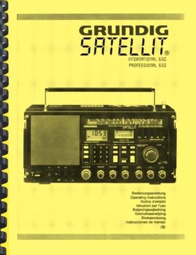 Grundig satellit 650 - 650, shortwave