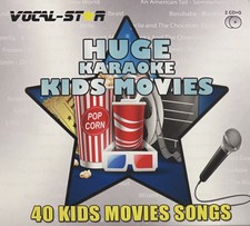 Vocal-Star - Huge Karaoke Kids Movies - Rare 40 Kids Movies Songs CD Album