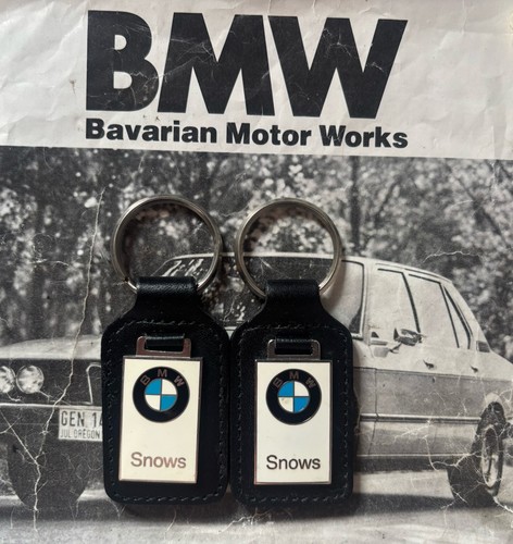 Two genuine bmw keyrings - two,