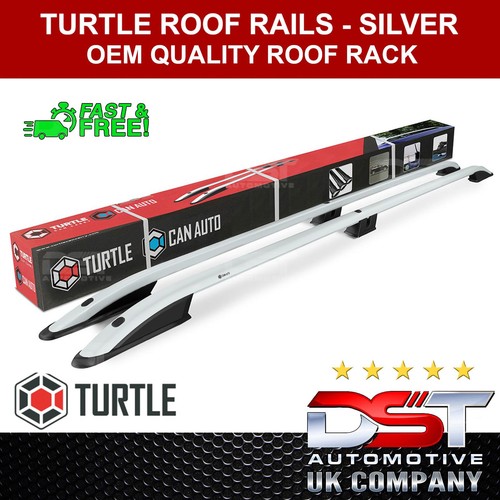 Roof rack rails - silver, medium
