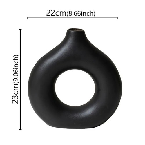 Nordic circular vase hollow - nordic,