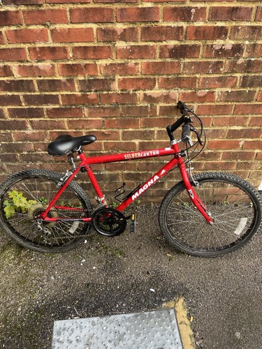 Mountain bike red magna - magna, silver