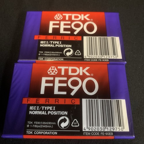Tdk fe90 ferric audio - tdk,