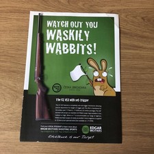 GUNS95 MAGAZINE ADVERT 12X9 THE CZ 453 WITH SET-TRIGGER