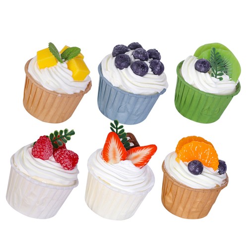 6pcs fake cupcake - 6pcs,