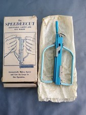 THE SPEEDEECUT rugmaker, Hurley & Sons VINTAGE 60s/70s Carpet and Rug Maker Tool