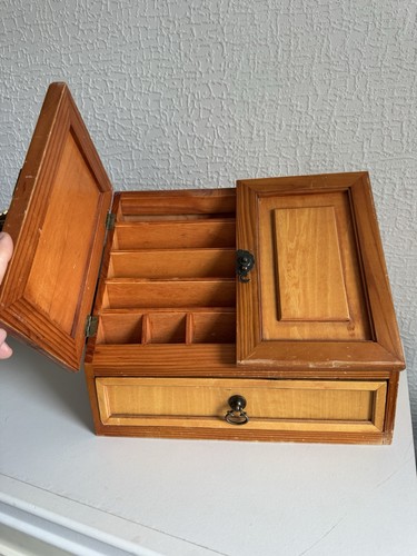Vintage pine desk - pine,