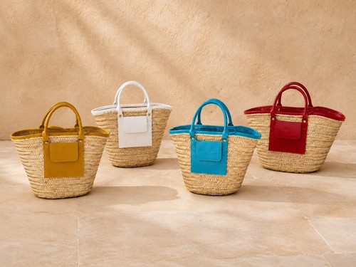 Handmade moroccan straw basket - handmade,