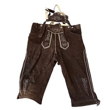 Brown Suede Lederhosen